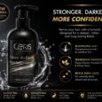 CERIS Professional Silver-Refining Black Shampoo 600ml – Helps Create Ash & Icy Tones, Neutralizes Stubborn Orange & Yellow Hair Colour – For Best Results Use with Ceris Black Conditioner