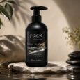 CERIS Professional Silver-Refining Black Shampoo 600ml – Helps Create Ash & Icy Tones, Neutralizes Stubborn Orange & Yellow Hair Colour – For Best Results Use with Ceris Black Conditioner