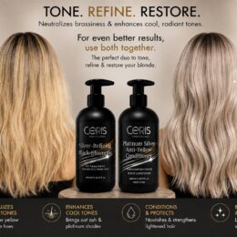 Ceris Black Shampoo & Conditioner Duo Set-600 ml