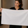 Purestone Professional Disposable Hair & Beauty Towels White Pack of 25 – Ultra Absorbent Soft Salon Towels for Hairdressers, Barbers, Spas, Gyms & Beauty Centres – 90cm x 40cm