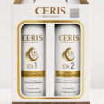 CERIS Professional Keratin Treatment Set – Complete 2 Step Hair Smoothing System, CK1 Purifying Shampoo 1000 ml + CK2 Keratin Treatment 1000ml – FREE 250ml After Care Shampoo & Conditioner